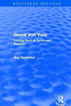 portada Genre and Void: Looking Back at Sartre and Beauvoir (en Inglés)