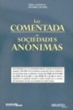 portada ley comentada de sociedades anonimas (in Spanish)