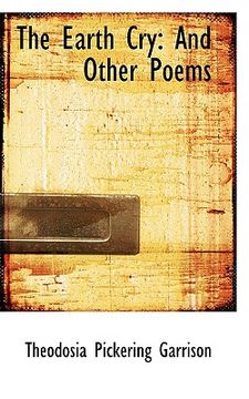 portada the earth cry: and other poems (en Inglés)