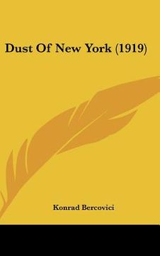 portada dust of new york (1919) (en Inglés)