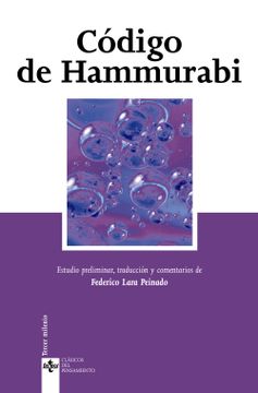 portada Codigo de Hammurabi (in Spanish)
