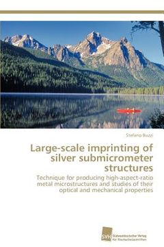 portada large-scale imprinting of silver submicrometer structures (en Inglés)