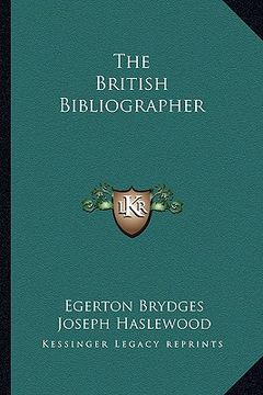 portada the british bibliographer (en Inglés)
