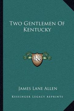 portada two gentlemen of kentucky (in English)