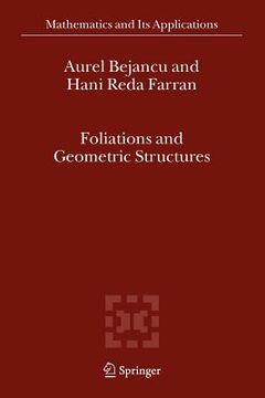 portada foliations and geometric structures (en Inglés)