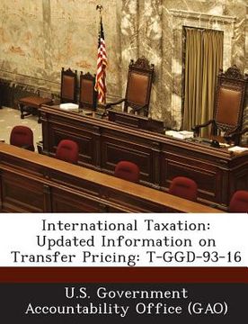 portada International Taxation: Updated Information on Transfer Pricing: T-Ggd-93-16