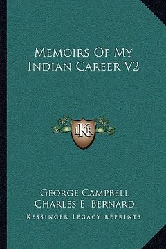 portada memoirs of my indian career v2 (en Inglés)