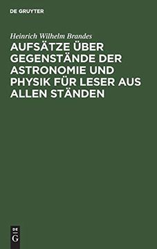 portada Aufsätze Über Gegenstände der Astronomie und Physik für Leser aus Allen Ständen (en Alemán)