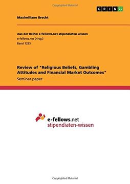 portada Review of "Religious Beliefs, Gambling Attitudes and Financial Market Outcomes"