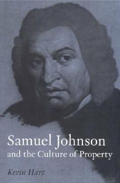 portada Samuel Johnson and the Culture of Property (en Inglés)