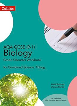 portada Collins GCSE Science - Aqa GCSE 9-1 Biology for Combined Science Grade 5 Booster Workbook (en Inglés)