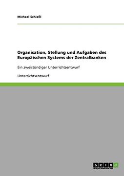 portada Organisation, Stellung und Aufgaben des Europäischen Systems der Zentralbanken (German Edition)