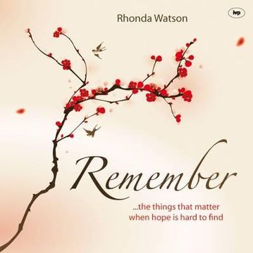 portada remember: ..the things that matter when hope is hard to find