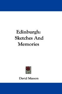 portada edinburgh: sketches and memories