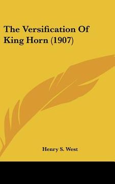 portada the versification of king horn (1907) (en Inglés)