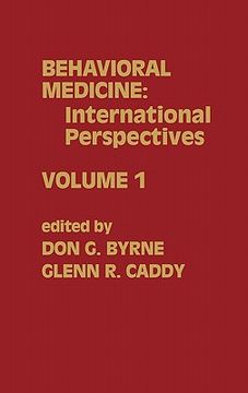 portada behavioral medicine: international perspectives, volume 1