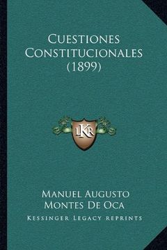 portada Cuestiones Constitucionales (1899)