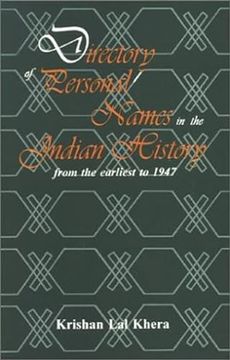 portada Directory of Personal Names in the Indian History From the Earliest to 1947