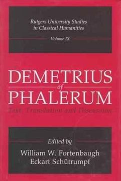 portada demetrius of phalerum: text, translation, and discussion (en Inglés)