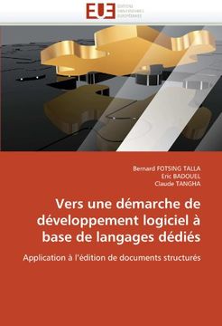 portada Vers Une Demarche de Developpement Logiciel a Base de Langages Dedies