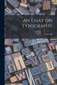 portada An Essay on Typography (en Inglés)
