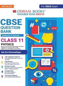 portada Oswaal CBSE Class 11 Physics Question Bank (2024 Exam) (en Inglés)