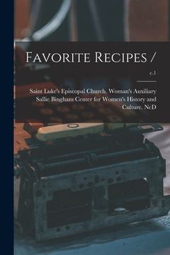 portada Favorite Recipes /; c.1 (en Inglés)