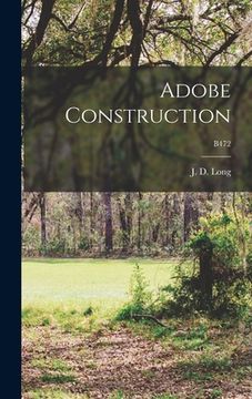 portada Adobe Construction; B472 (in English)
