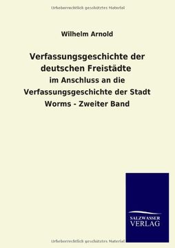 portada Verfassungsgeschichte Der Deutschen Freistadte (German Edition)