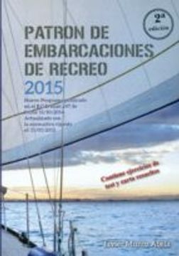 portada PATRON DE EMBARCACIONES DE RECREO 2015 (2ª ED.) (En papel)
