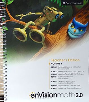 portada enVisionmath2.0 - 2016 Common Core Teacher Edition Volume 1 Grade 1
