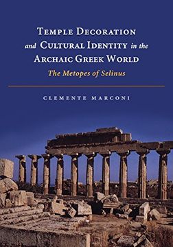 portada Temple Decoration and Cultural Identity in the Archaic Greek World Paperback (in English)