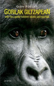 portada Gorilak giltzapean: Edo hiru gorila txikiren historio jakingarriak (Perzebal)