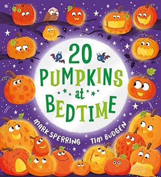 portada Twenty Unicorns at Bedtime: A Spookily fun Count-To-Twenty Picture Book With Pumpkins!