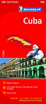 portada Cuba - Michelin National Map 786 (MICHELIN NATIONAL MAPS) (in English)