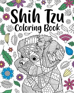 portada Shih tzu Adult Coloring Book (en Inglés)