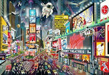 portada Times Square Jigsaw Puzzle (en Inglés)