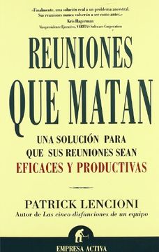 portada Reuniones que Matan (in Spanish)