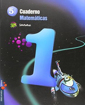 portada Cuaderno 1 de Matemáticas 5º Primaria (Superpixépolis)