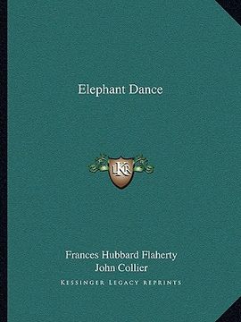 portada elephant dance (en Inglés)