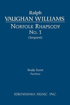 portada norfolk rhapsody no.1 - study score (en Inglés)