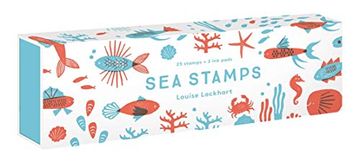 portada Sea Stamps: 25 Stamps + 2 ink Pads (en Inglés)