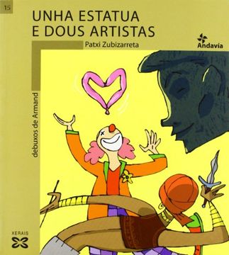 portada Unha estatua e dous artistas (Infantil E Xuvenil - Andavía)