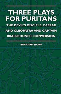 portada three plays for puritans - the devil's disciple, caesar and cleopatra and captain brassbound's conversion