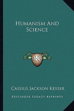portada humanism and science (en Inglés)