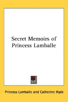 portada secret memoirs of princess lamballe