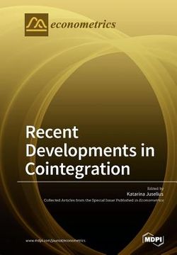 portada Recent Developments In Cointegration (en Inglés)