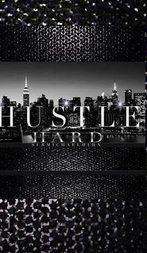 portada Hustle hard $ir Michael black Diamond creative blank journal: Hustle hard $ir Michael Diamond creative blank journal (en Inglés)