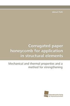 portada corrugated paper honeycomb for application in structural elements