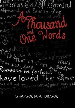 portada a thousand and one words (en Inglés)